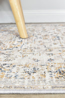 Medina Blue Grey Runner Rug 0321B.