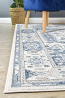Medina Cream Blue Rug A161A.