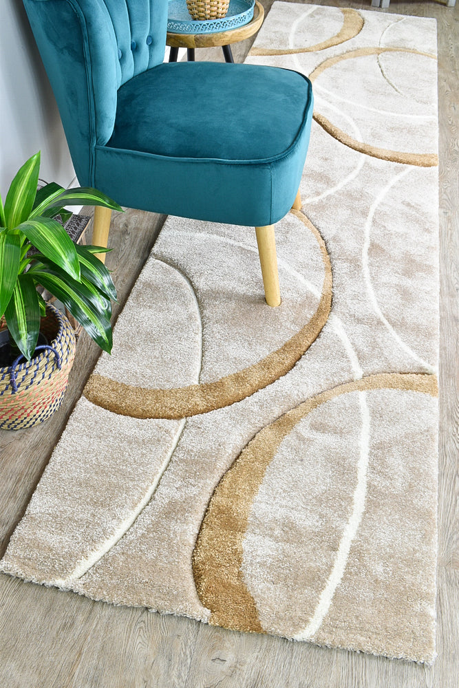Dahlia 798 Beige Dark Beige Runner.