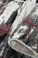 Dahlia 347 Light Grey Red Runner.