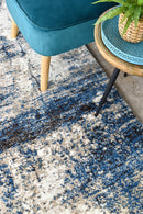 Dahlia 651 White Blue Runner.