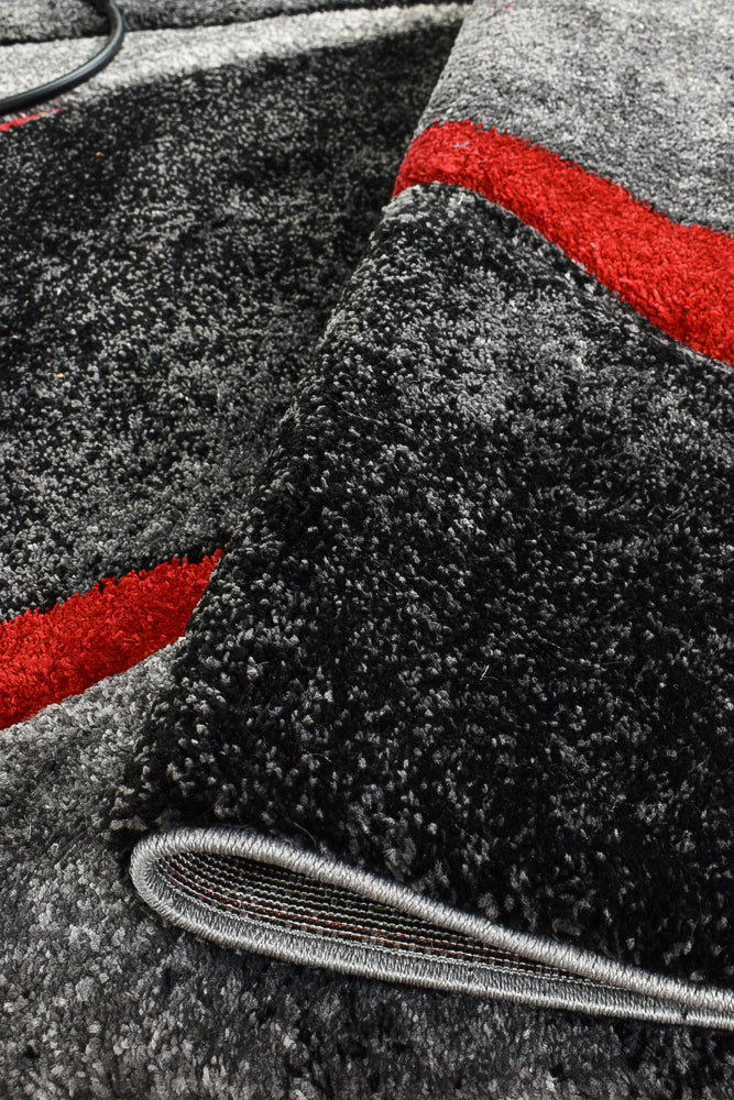 Dahlia 37 Dark Grey Red.