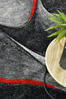 Dahlia 37 Dark Grey Red.