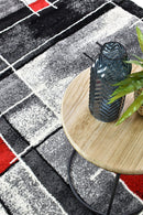 Dahlia 297 Dark Grey Red.