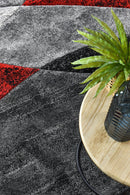 Dahlia 298 Dark Grey Red.