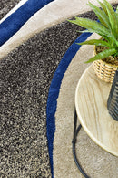 Dahlia 300 Cream Beige Blue.