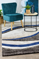 Dahlia 300 Cream Beige Blue.