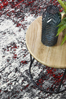 Dahlia 651 White Red.