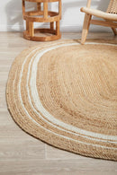 Cooroy 111 Natural Oval Rug.