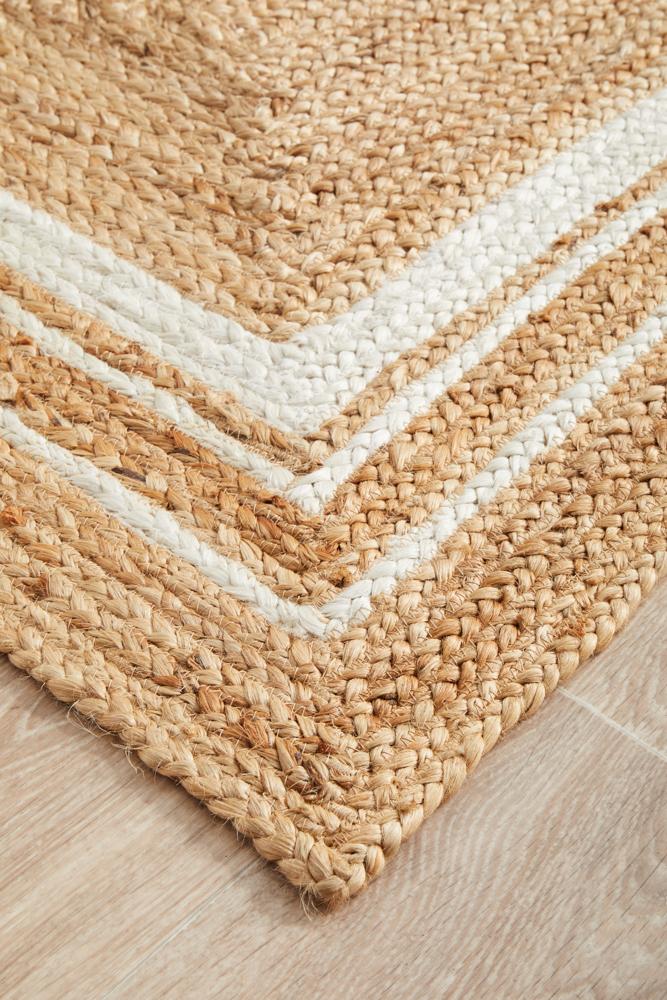 Cooroy 111 Natural Runner Rug.