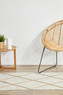 Cooroy 222 White Runner Rug.