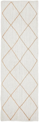 Cooroy 222 White Runner Rug.
