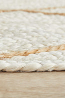 Cooroy 222 White Runner Rug.
