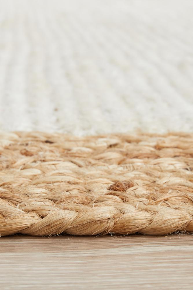 Cooroy 333 White Natural Rug.