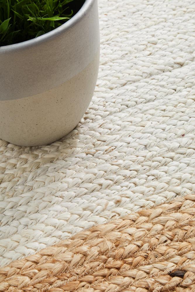 Cooroy 333 White Natural Rug.