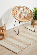Cooroy 555 Natural White Runner Rug.