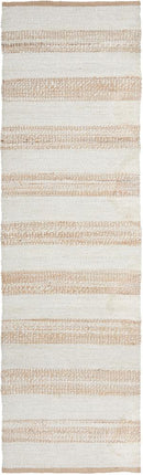 Cooroy 555 Natural White Runner Rug.
