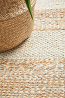 Cooroy 555 Natural White Runner Rug.