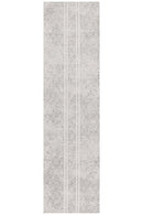 Bayview Salma White And Grey Tribal Rug.