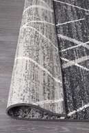 Bayview Noah Charcoal Contemporary Rug.