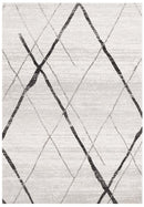 Bayview Noah White Grey Contemporary Rug.