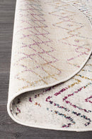 Bayview Nadia Multi Rustic Tribal Round Rug.