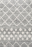 Bayview Selma Silver Tribal Runner Rug.