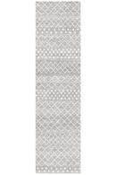 Bayview Selma Silver Tribal Runner Rug.