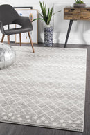 Bayview Selma Silver Tribal Rug.