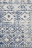Bayview Ismail White Blue Rustic Rug.