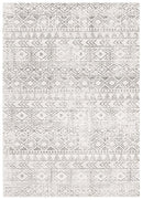 Bayview Ismail White Grey Rustic Rug.