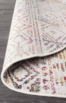 Bayview Ismail Multi Grey Rustic Round Rug.