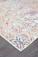 Bayview Ismail Multi Grey Rustic Runner Rug.