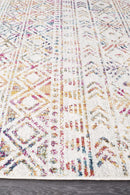 Bayview Ismail Multi Grey Rustic Runner Rug.