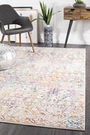 Bayview Ismail Multi Grey Rustic Rug.