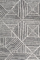 Bayview Kenza Contemporary Silver Runner Rug.