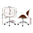 Crieff PU Office Chair - White