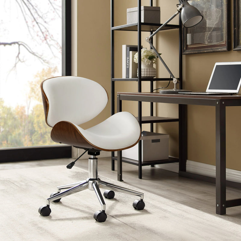 Crieff PU Office Chair - White