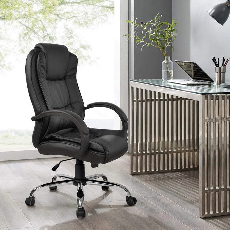 Kopstal PU Office Chair - Black
