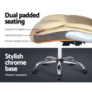 Holtz PU Office Chair - Beige