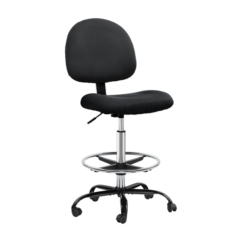 Alva Fabric Drafting Stool