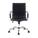 Tikar Mid Back PU Office Chair - Black