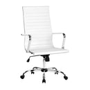 Tikar High Back PU Office Chair - White