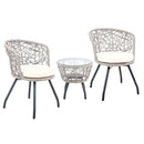 Karping 3 Piece Outdoor Set - Grey