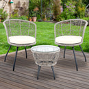 Karping 3 Piece Outdoor Set - Grey