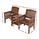 Rawson Loveseat Outdoor Set