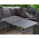 Alawoona 9 Seater Outdoor Set - Grey.