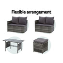 Alawoona 9 Seater Outdoor Set - Grey.