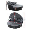 Castillo Garden Day Bed - Black