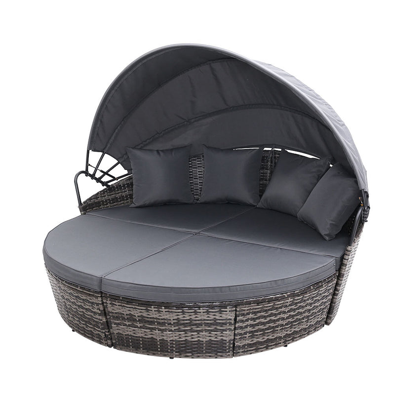 Castillo Garden Day Bed - Grey